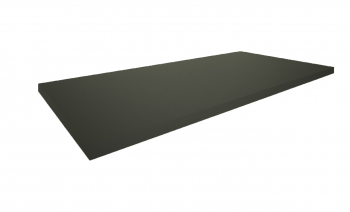 Italy Sanitair Marmaris Topblad 100x46x2,5 cm mat zwart