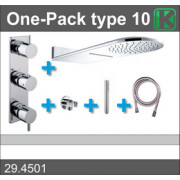 one-pack inbouwthermostaatset type 10 (25x60)