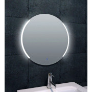 Round spiegel rond met LED, dimbaar en spiegelverwarming 60 cm