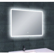 Quatro spiegel rechthoek met LED, dimbaar en spiegelverwarming 80 x 60 cm