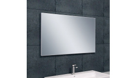 Serra spiegel rechthoek met lijst 100 x 60 x 2,1 cm aluminium