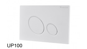 Wiesbaden X10 drukplaat voor inbouwreservoir mat wit