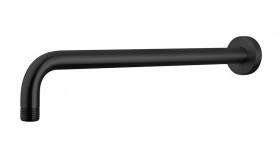 Caral douchearm met muurbevestiging 45 cm mat zwart