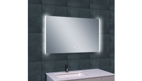 Duo spiegel rechthoek met LED 102 x 60 cm