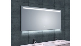 Ambi one spiegel rechthoek met LED, dimbaar en spiegelverwarming 140 x 60 cm