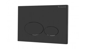 Wiesbaden X32 Metal drukplaat voor inbouwreservoir mat zwart