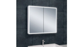 Quatro spiegelkast met LED, dimbaar 80 x 70 x 13 cm